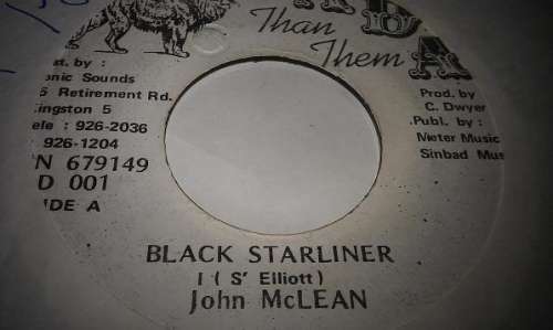 Cover John McLean - Black Starliner (7) Schallplatten Ankauf