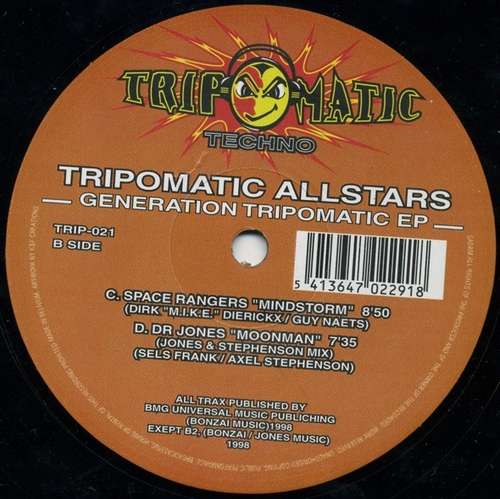 Cover Tripomatic Allstars - Generation Tripomatic EP Schallplatten Ankauf