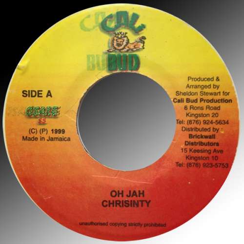 Cover Chrisinty* - Oh Jah (7) Schallplatten Ankauf