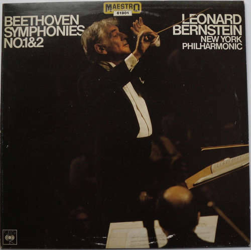 Cover Leonard Bernstein With New York Philharmonic*, Beethoven* - Beethoven Symphonies No.1&2 (LP, Album) Schallplatten Ankauf