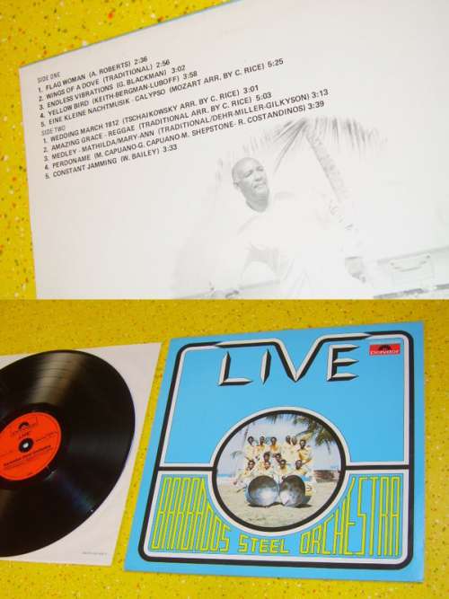 Cover Barbados Steel Orchestra* - Live (LP, Album) Schallplatten Ankauf