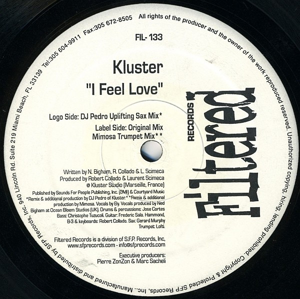 Cover Kluster - I Feel Love (12) Schallplatten Ankauf