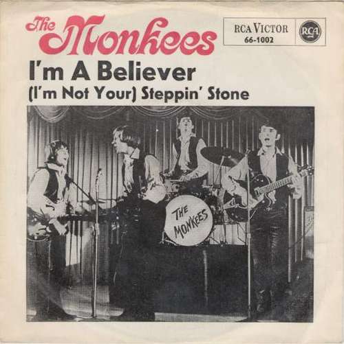 Cover The Monkees - I'm A Believer (7, Single, Mono) Schallplatten Ankauf