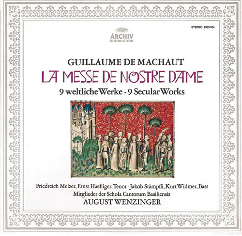Bild Guillaume de Machaut - La Messe De Nostre Dame / 9 Weltliche Werke (LP) Schallplatten Ankauf