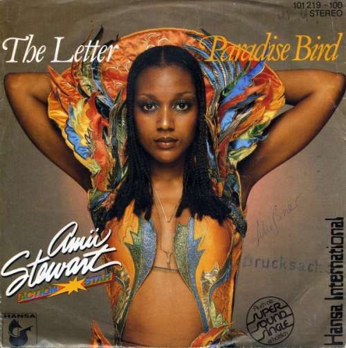 Cover Amii Stewart - The Letter / Paradise Bird (7, Single) Schallplatten Ankauf