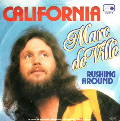 Cover Marc De Ville - California (7, Single) Schallplatten Ankauf