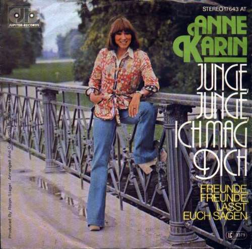 Cover Anne Karin - Junge, Junge, Ich Mag Dich (7, Single) Schallplatten Ankauf