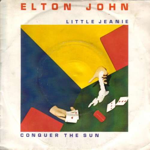 Cover Elton John - Little Jeanie / Conquer The Sun (7, Single) Schallplatten Ankauf