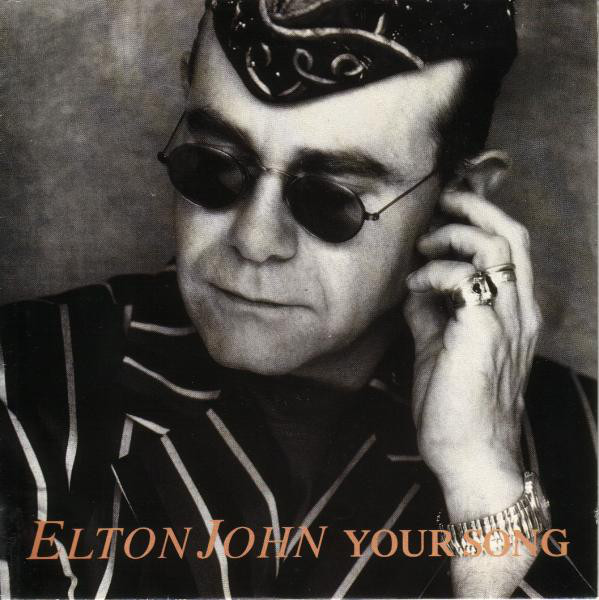 Cover Elton John - Your Song / Blue Eyes (7, Single) Schallplatten Ankauf
