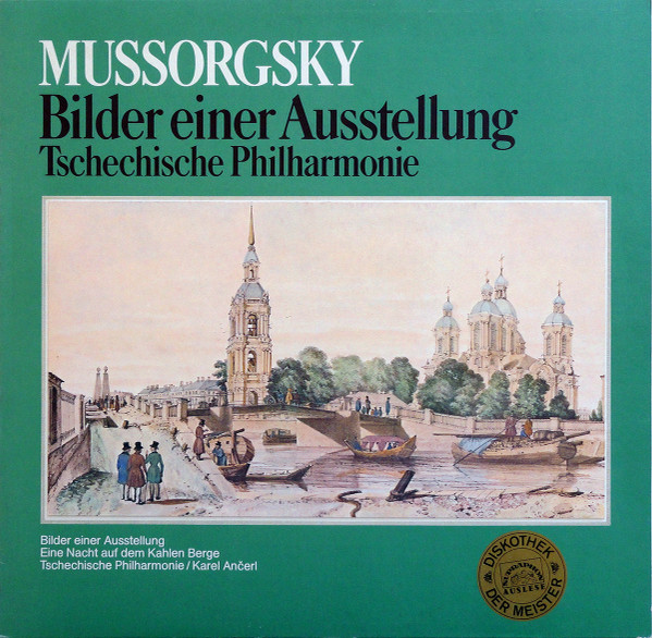 Cover Tschechische Philharmonie*, Karel Ančerl, Mussorgsky* - Bilder Einer Ausstellung (LP, Club) Schallplatten Ankauf
