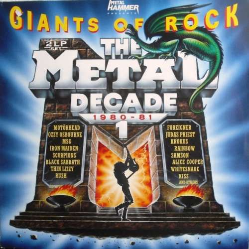 Cover Various - Giants Of Rock - The Metal Decade 1980 - 81 Vol. 1 (2xLP, Comp, Gat) Schallplatten Ankauf
