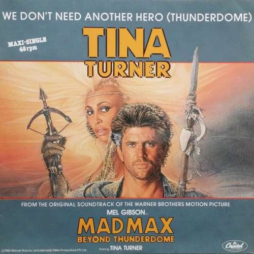 Cover Tina Turner - We Don't Need Another Hero (Thunderdome) (12, Maxi) Schallplatten Ankauf