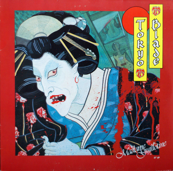 Cover Tokyo Blade - Madame Guillotine (12, EP) Schallplatten Ankauf