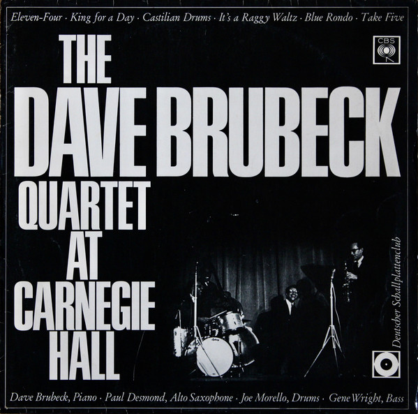 Cover The Dave Brubeck Quartet - At Carnegie Hall (Part 2) (LP, Album, Club) Schallplatten Ankauf