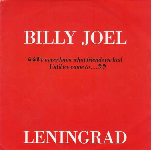 Cover Billy Joel - Leningrad (7, Single) Schallplatten Ankauf