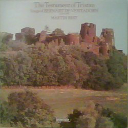 Cover Bernart De Ventadorn - Martin Best - The Testament Of Tristan (Songs Of Bernart De Ventadorn) (LP) Schallplatten Ankauf