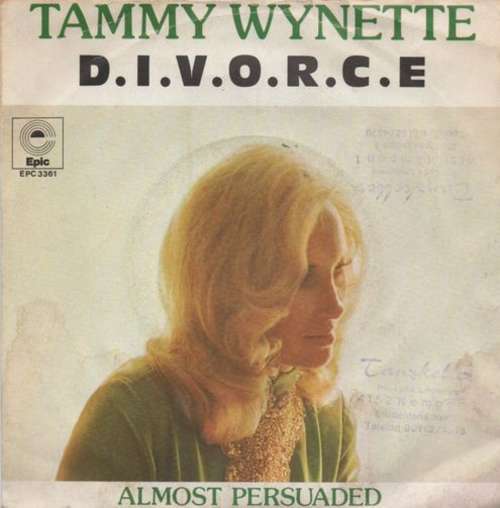 Cover Tammy Wynette - D.I.V.O.R.C.E. (7, Single) Schallplatten Ankauf