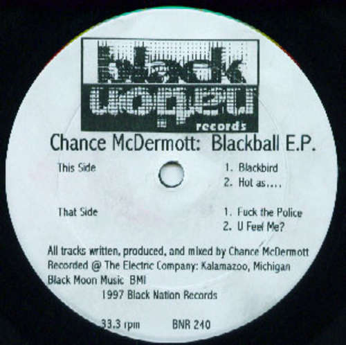 Cover Chance McDermott - Blackball E.P. (12, EP) Schallplatten Ankauf