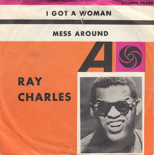 Cover Ray Charles - I Got A Woman / Mess Around (7, Single) Schallplatten Ankauf