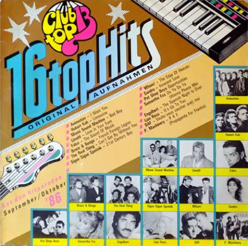 Cover Various - 16 Top Hits - Aus Den Hitparaden September / Oktober '86 (LP, Comp) Schallplatten Ankauf