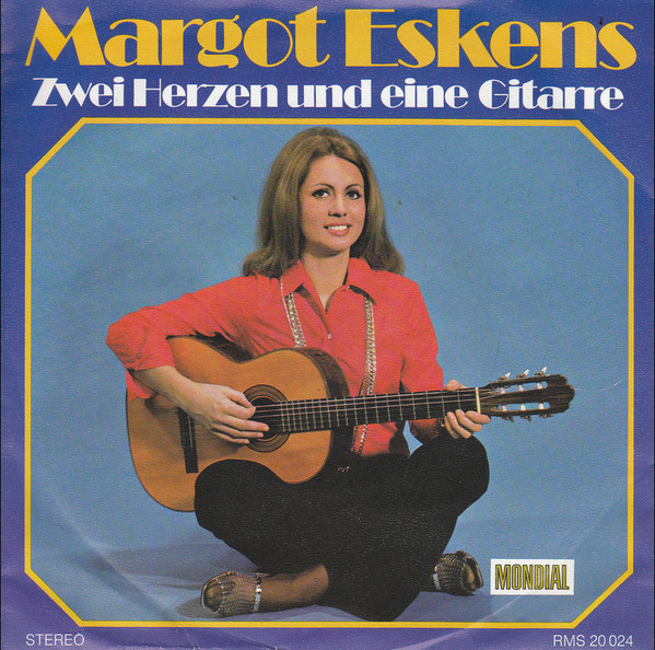 Cover Margot Eskens - Zwei Herzen Und Eine Gitarre (7, Single) Schallplatten Ankauf