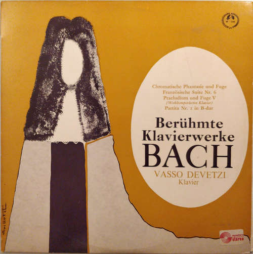 Cover Bach*, Vasso Devetzi - Berühmte Klavierwerke (LP) Schallplatten Ankauf