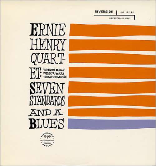 Cover Ernie Henry Quartet - Seven Standards And A Blues (LP, Album, Mono, Ltd, RE, RM) Schallplatten Ankauf