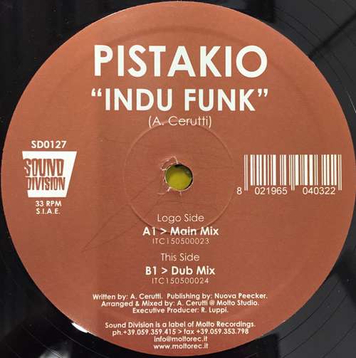 Cover Pistakio - Indu Funk (12) Schallplatten Ankauf