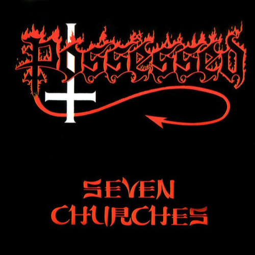 Cover Possessed - Seven Churches (LP, Album) Schallplatten Ankauf