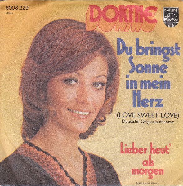 Cover Dorthe* - Du Bringst Sonne In Mein Herz (Love Sweet Love) (7, Single) Schallplatten Ankauf