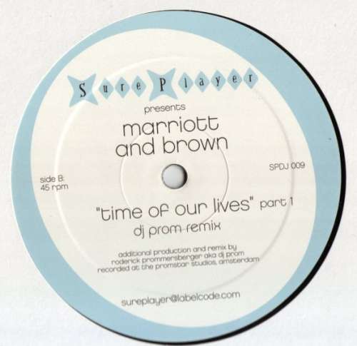 Cover Marriott And Brown* - Time Of Our Lives (Part 1) (12) Schallplatten Ankauf
