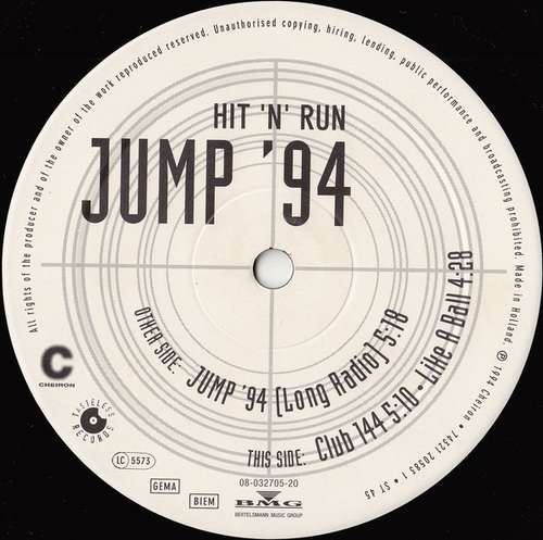 Cover Jump '94 Schallplatten Ankauf
