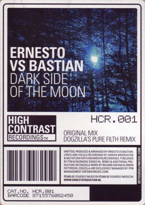 Cover Ernesto vs Bastian* - Dark Side Of The Moon (12) Schallplatten Ankauf