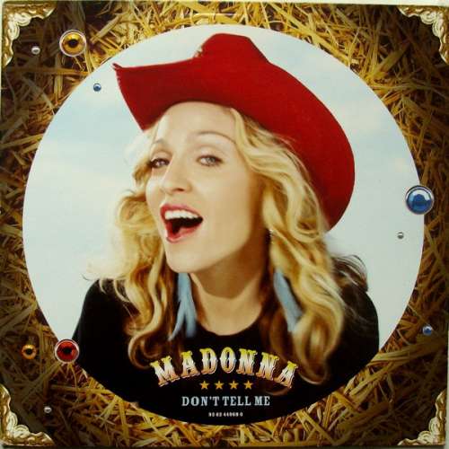 Cover Madonna - Don't Tell Me (12, Blu) Schallplatten Ankauf