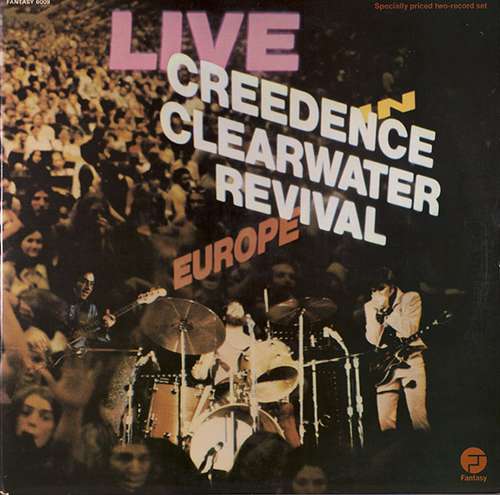 Cover Creedence Clearwater Revival - Live In Europe (2xLP, Album, Gat) Schallplatten Ankauf