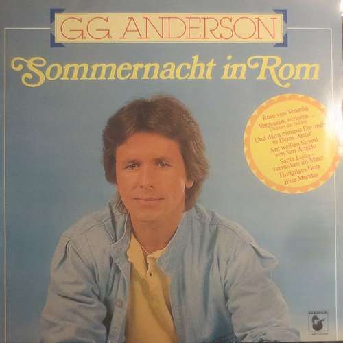 Cover G.G. Anderson - Sommernacht In Rom (LP, Album, Club) Schallplatten Ankauf