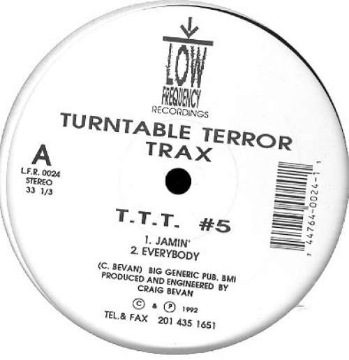Cover Turntable Terror Trax - T.T.T # 5 (12) Schallplatten Ankauf