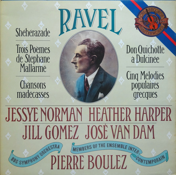 Cover Ravel* - Pierre Boulez - Songs Of Maurice Ravel (LP, Album, Gat) Schallplatten Ankauf