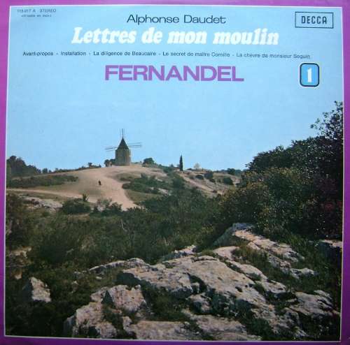 Cover Alphonse Daudet, Fernandel - Lettres De Mon Moulin 1 (LP, RE) Schallplatten Ankauf