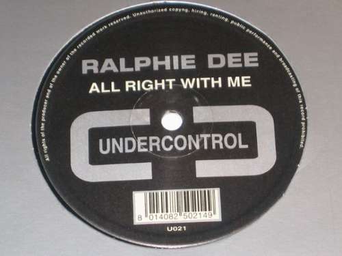 Cover Ralphie Dee - All Right With Me (12) Schallplatten Ankauf