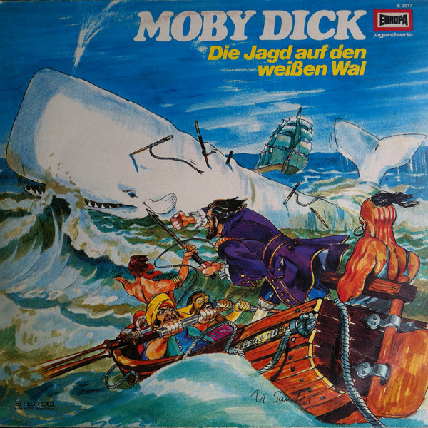 Cover Herman Melville - Moby Dick - Die Jagd Auf Den Weißen Wal (LP, RE) Schallplatten Ankauf