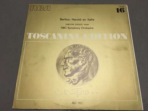 Cover Hector Berlioz - Arturo Toscanini - Harold En Italie (LP, Mono) Schallplatten Ankauf