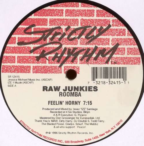 Cover Raw Junkies - Roomba (12) Schallplatten Ankauf