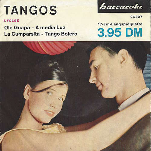 Cover Simon Krapp Mit Seinem Streichorchester* - Tangos, 1. Folge (7, EP) Schallplatten Ankauf