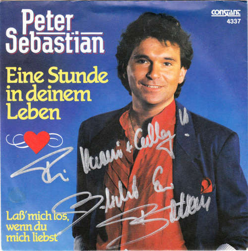 Cover Peter Sebastian - Eine Stunde In Deinem Leben (7, Single) Schallplatten Ankauf