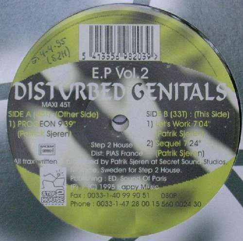 Cover Disturbed Genitals - EP Vol. 2 (12) Schallplatten Ankauf