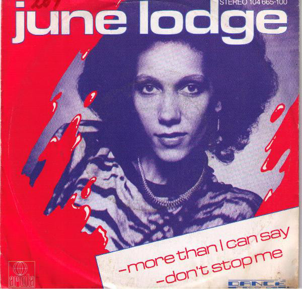 Cover June Lodge - More Than I Can Say / Don't Stop Me (7, Single) Schallplatten Ankauf