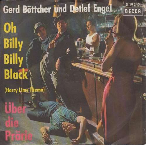 Cover Gerd Böttcher Und Detlef Engel - Oh Billy Billy Black / Über Die Prärie (7, Single) Schallplatten Ankauf