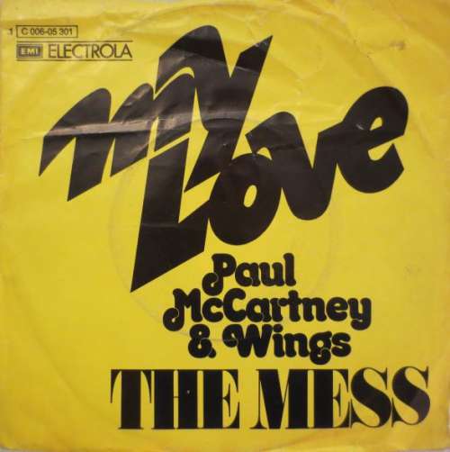 Cover Paul McCartney & Wings* - My Love (7, Single) Schallplatten Ankauf