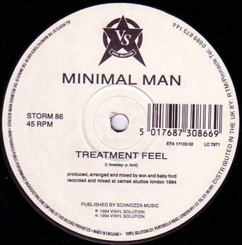 Cover Minimal Man - Treatment Feel (12) Schallplatten Ankauf